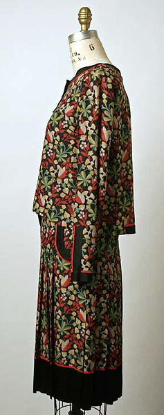 Afternoon dress, House of Patou (French, founded 1914), silk, French