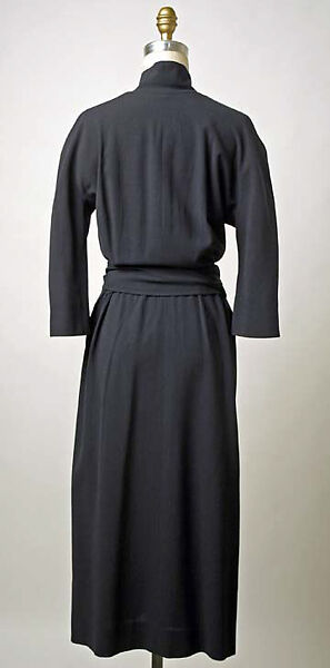 Afternoon dress, Robert Piguet (French, born Switzerland, 1901–1953), wool, French