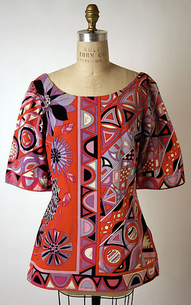 Blouse, Emilio Pucci (Italian, Florence 1914–1992), cotton, Italian 