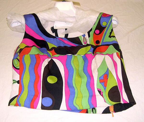 Evening dress, Emilio Pucci (Italian, Florence 1914–1992), silk, Italian