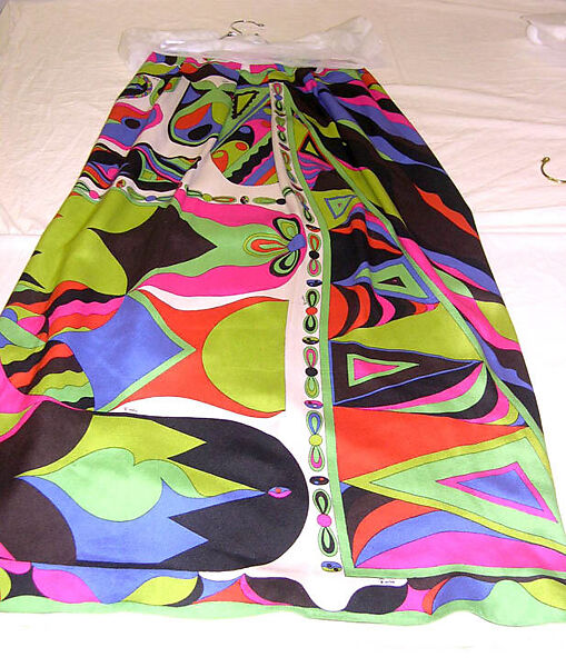 Evening dress, Emilio Pucci (Italian, Florence 1914–1992), silk, Italian