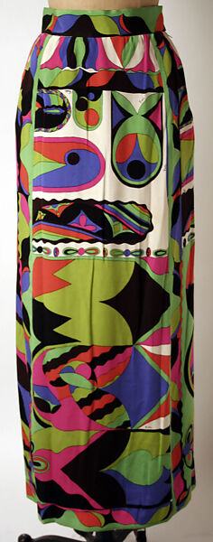 Evening dress, Emilio Pucci (Italian, Florence 1914–1992), silk, Italian