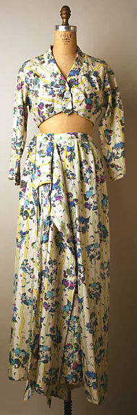 Evening ensemble, Emilio Pucci (Italian, Florence 1914–1992), silk, Italian