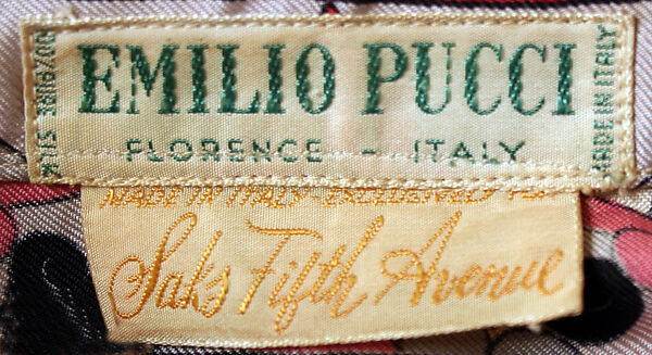 Shirt, Emilio Pucci (Italian, Florence 1914–1992), silk, Italian