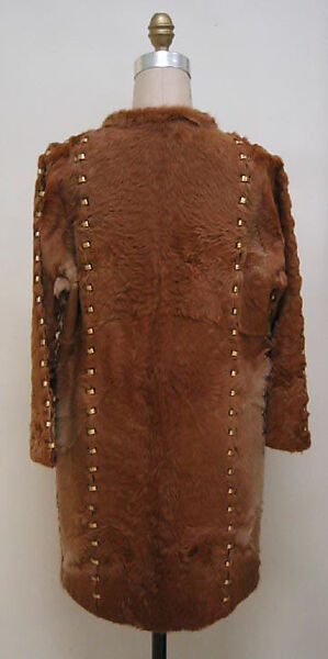 Ensemble, Paco Rabanne (French, born Spain 1934–2023), calfskin, brass, French