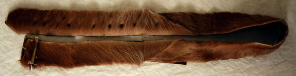 Ensemble, Paco Rabanne (French, born Spain 1934–2023), calfskin, brass, French