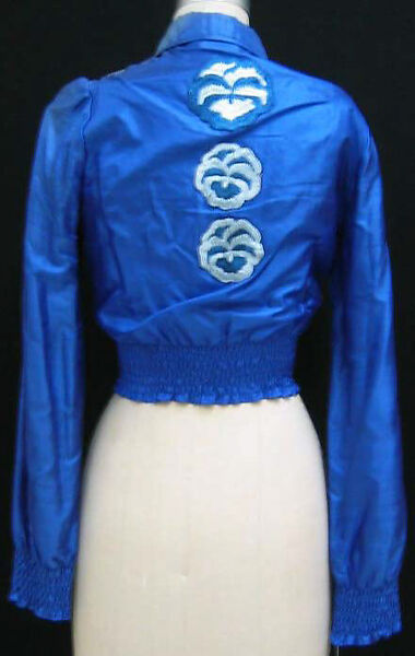 Evening ensemble, (a) Zandra Rhodes (British, founded 1969), silk, feathers, ink, British