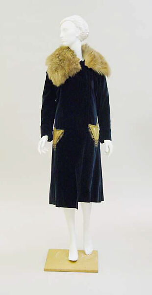 Coat, Paul Poiret (French, Paris 1879–1944 Paris), silk, fur, French