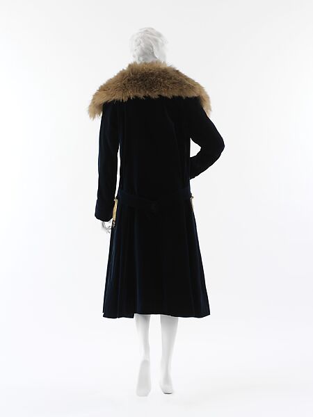 Coat, Paul Poiret (French, Paris 1879–1944 Paris), silk, fur, French