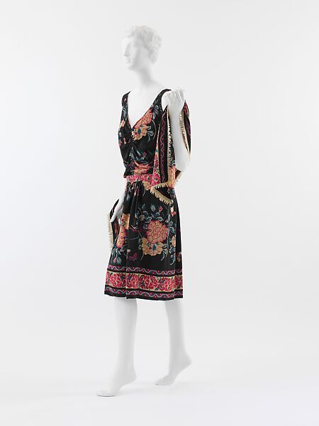 Afternoon ensemble, Paul Poiret (French, Paris 1879–1944 Paris), silk, French 