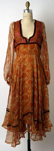 Dress, Thea Porter (British (born Israel), Jerusalem 1927–2000 London), [no medium available], British 