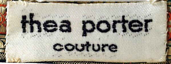 Evening dress, Thea Porter (British (born Israel), Jerusalem 1927–2000 London), silk, British