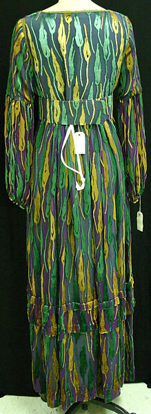 Evening dress, Thea Porter (British (born Israel), Jerusalem 1927–2000 London), silk, British