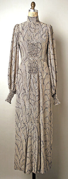 Evening dress, Thea Porter (British (born Israel), Jerusalem 1927–2000 London), silk, British 