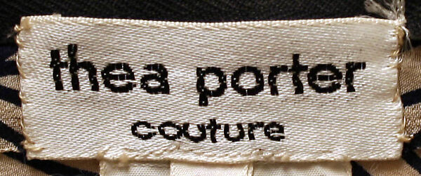 Evening dress, Thea Porter (British (born Israel), Jerusalem 1927–2000 London), silk, British