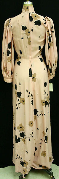 Evening dress, Thea Porter (British (born Israel), Jerusalem 1927–2000 London), synthetic fiber, British