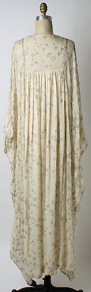 Evening dress, Thea Porter (British (born Israel), Jerusalem 1927–2000 London), silk, plastic, metallic thread, British