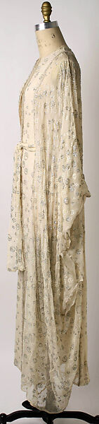 Evening dress, Thea Porter (British (born Israel), Jerusalem 1927–2000 London), silk, plastic, metallic thread, British