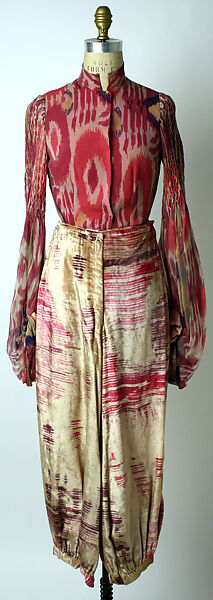 Evening ensemble, Thea Porter (British (born Israel), Jerusalem 1927–2000 London), silk, cotton, British