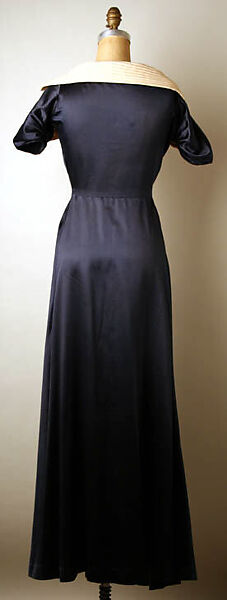 Dinner dress, Maggy Besançon de Wagner (French, 1896–1971), silk, French
