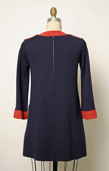 Dress, Yves Saint Laurent (French, founded 1961), wool, French