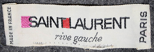 Jacket, Yves Saint Laurent (French, founded 1961), wool, French