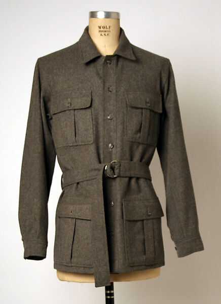 Jacket, Yves Saint Laurent (French, founded 1961), wool, French 