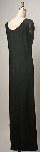 Evening dress, Yves Saint Laurent (French, founded 1961), rayon, linen, French