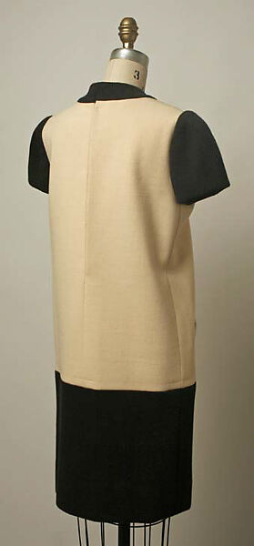 Dress, Yves Saint Laurent (French, founded 1961), wool, French