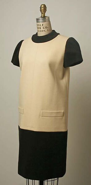 Dress, Yves Saint Laurent (French, founded 1961), wool, French 