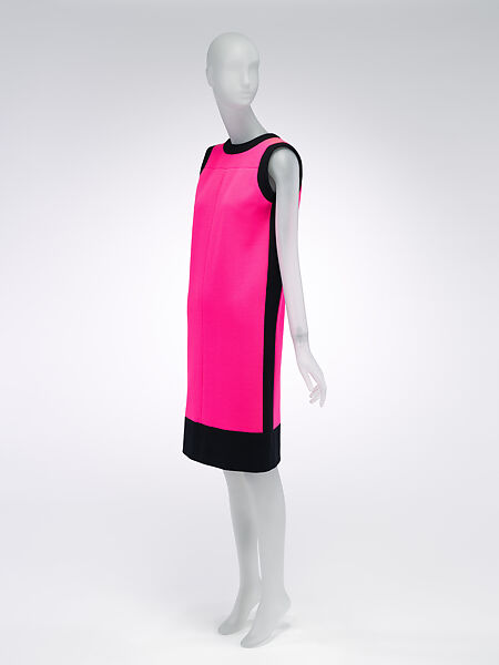 Dress, Yves Saint Laurent (French, founded 1961), wool, French
