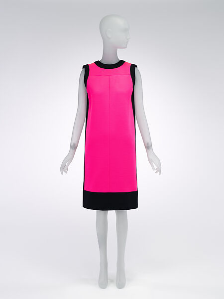 Dress, Yves Saint Laurent (French, founded 1961), wool, French 