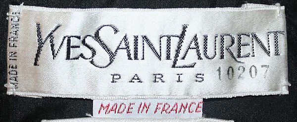 Dress, Yves Saint Laurent (French, founded 1961), wool, French