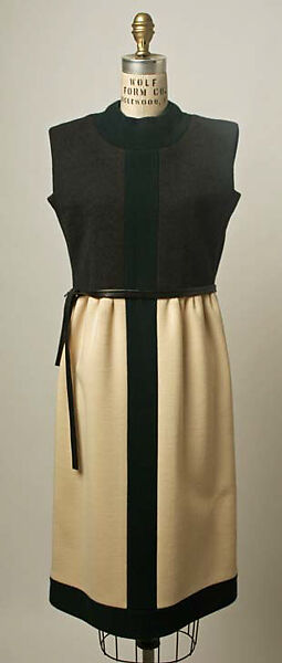 Dress, Yves Saint Laurent (French, founded 1961), wool, French
