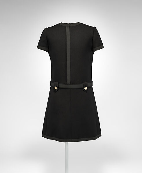 Cocktail dress, Yves Saint Laurent (French, founded 1961), wool, French