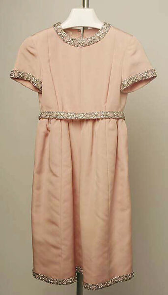 Evening dress, Yves Saint Laurent (French, founded 1961), silk, rhinestones, French 