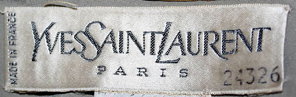 Evening ensemble, Yves Saint Laurent (French, founded 1961), silk, French