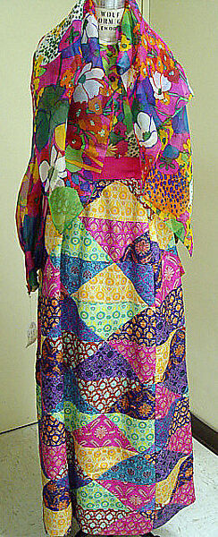 Evening ensemble, Yves Saint Laurent (French, founded 1961), silk, French