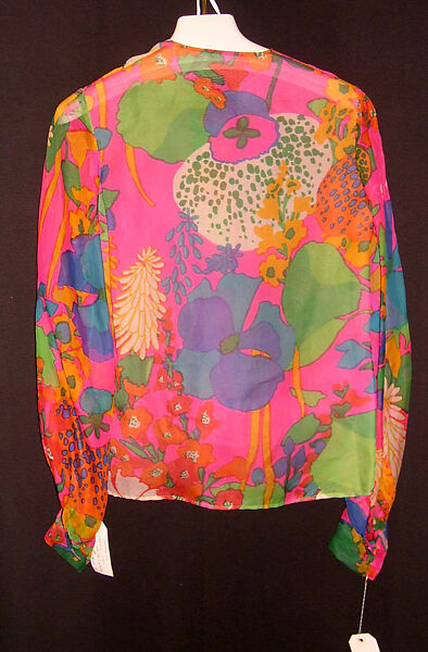 Evening ensemble, Yves Saint Laurent (French, founded 1961), silk, French