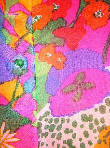 Evening ensemble, Yves Saint Laurent (French, founded 1961), silk, French