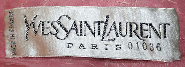 Evening ensemble, Yves Saint Laurent (French, founded 1961), silk, metal, plastic, glass, French