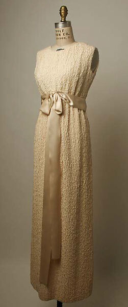 Evening ensemble, Yves Saint Laurent (French, founded 1961), silk, metallic thread, glass beads, French