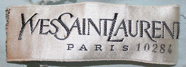 Evening ensemble, Yves Saint Laurent (French, founded 1961), silk, French
