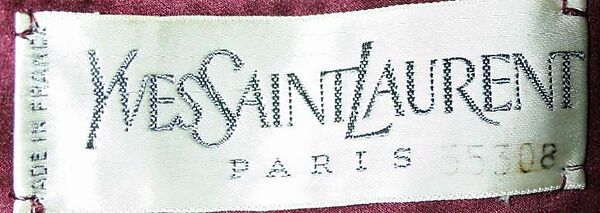 Evening dress, Yves Saint Laurent (French, founded 1961), silk, French