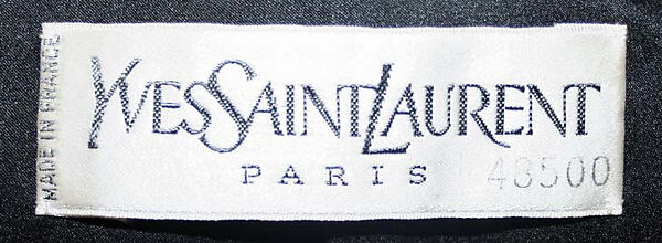 Evening ensemble, Yves Saint Laurent (French, founded 1961), silk, wool, French