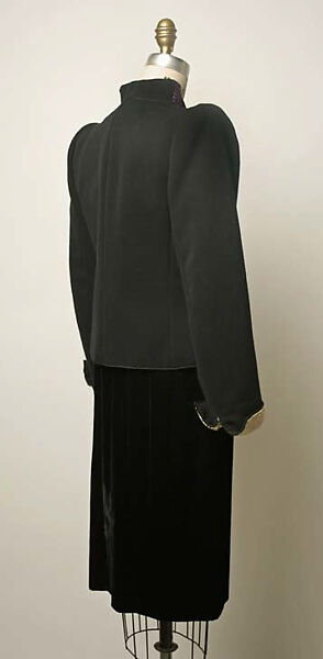 Evening ensemble, Yves Saint Laurent (French, founded 1961), silk, wool, French