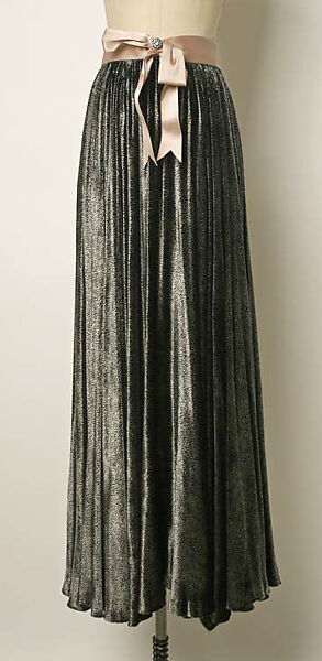 Evening ensemble, Yves Saint Laurent (French, founded 1961), silk, French