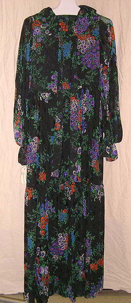 Evening dress, Yves Saint Laurent (French, founded 1961), silk, French