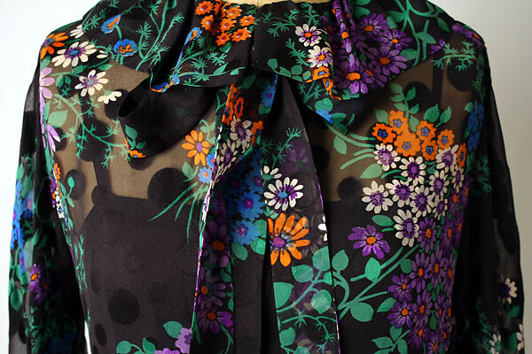 Evening dress, Yves Saint Laurent (French, founded 1961), silk, French