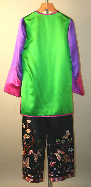 Evening pantsuit, Yves Saint Laurent (French, founded 1961), silk, French